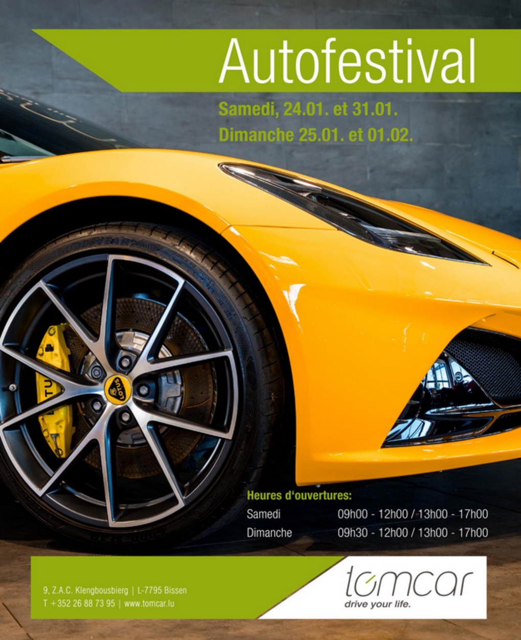 TOMCAR - bescht Konditiounen